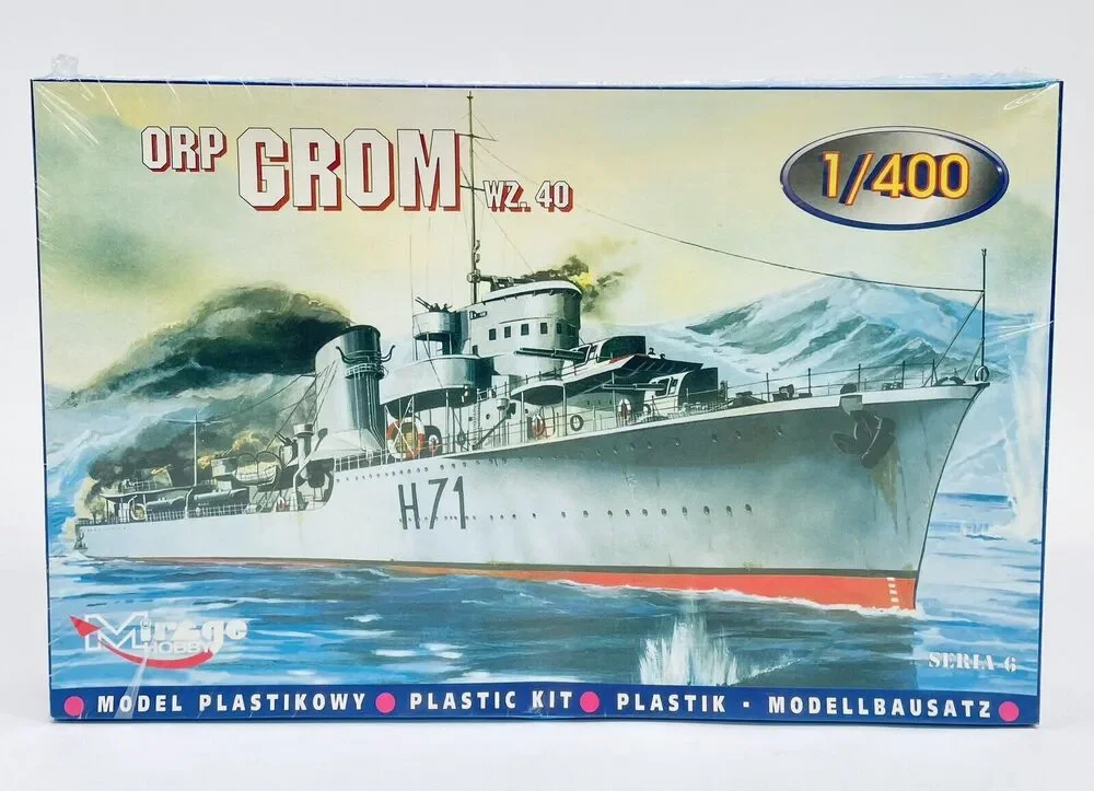 Mirage ORP Grom Wz.40 Polish Destroyer 1:400 Plastic Model Kit 40014 New Sealed